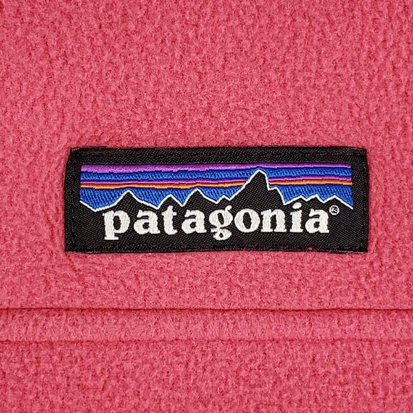 Patagonia Jacket Women’s Size Small S Pink Fleece Pullover Mock Neck Long Sleeve - Picture 6 of 11